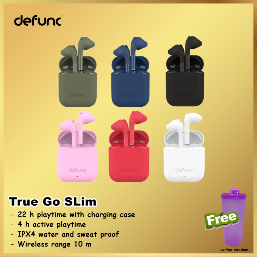 Defunc True Go Slim True Wireless Earbuds Earphone TWS True GoSlim