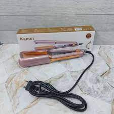 Catok Rambut Kemei KM-459 hair straightener catok sisir pelurus rambut