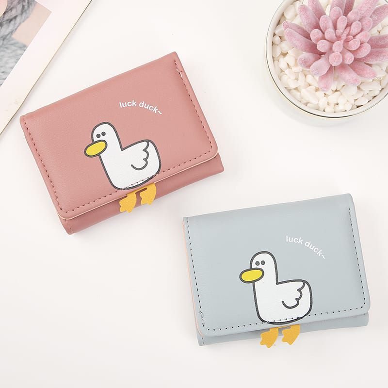 DW-16 Dompet lipat Wanita Mini Luck Duck