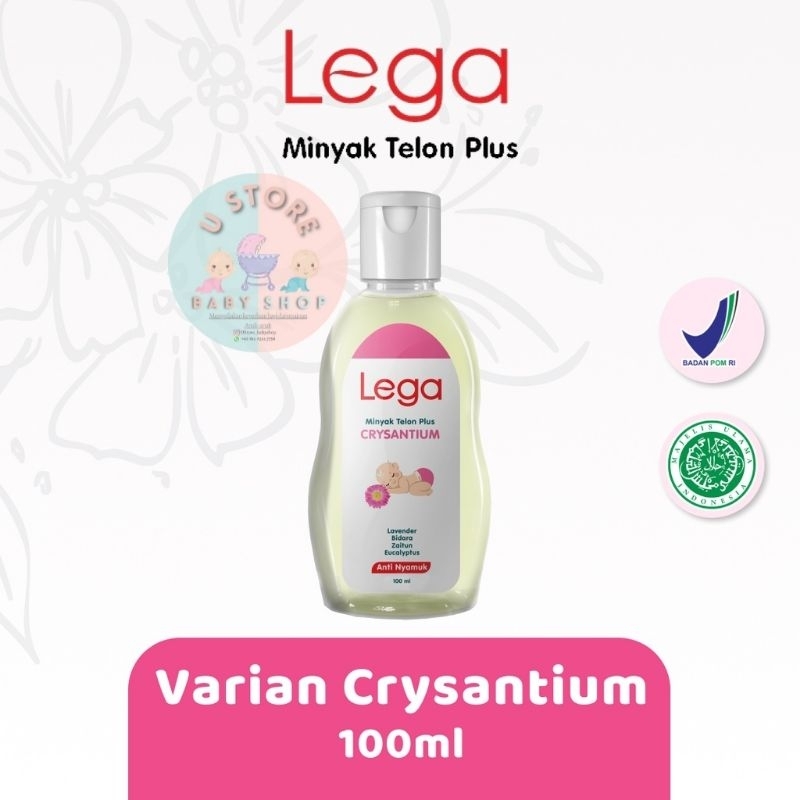 Minyak telon plus Lega Minyak Telon Lega 100ml 70ml Aster Rose Acacia Crysanthemum Minyak Telon wangi tahan lama Minyak Telon anti nyamuk Minyak telon my baby