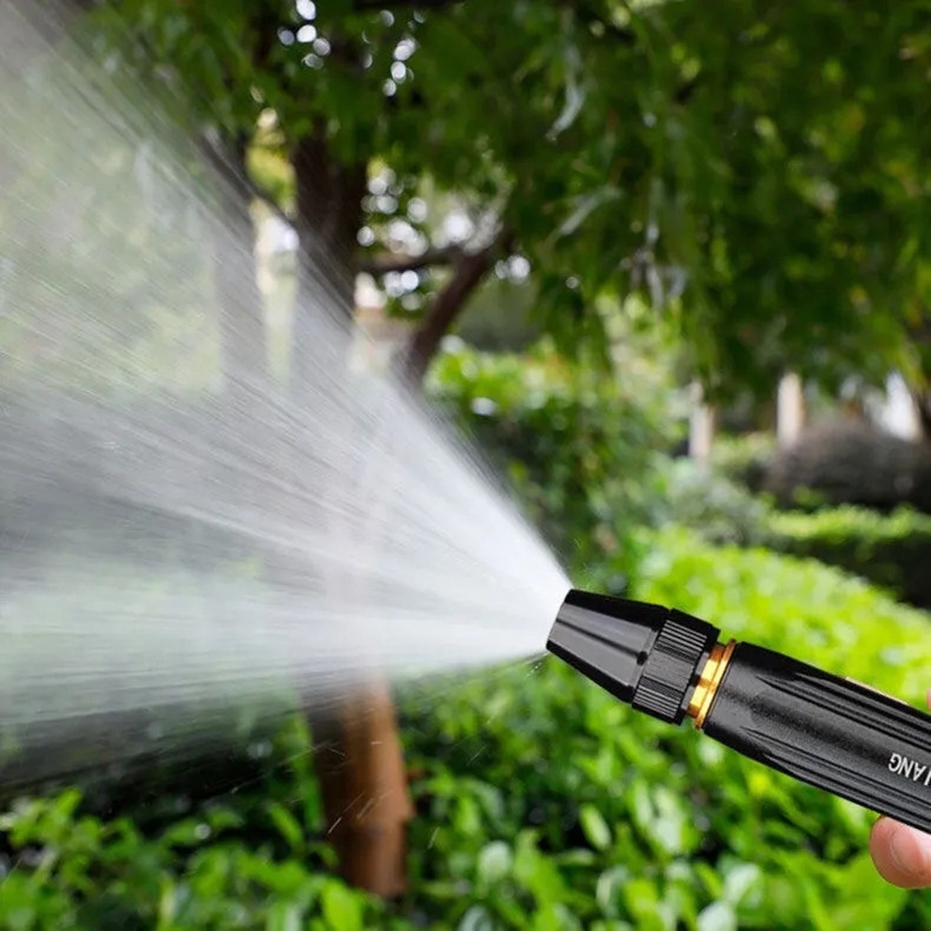 { OMG } Semprotan Air Kuningan / Semprotan Air Cuci Motor Mobil Taman Hose Nozzle Spray & Semprotan air  Pistol Kuningan Buat Cuci Mobil Motor Kendaraan / Semprotan Pistol Air Nozzle Spray-4