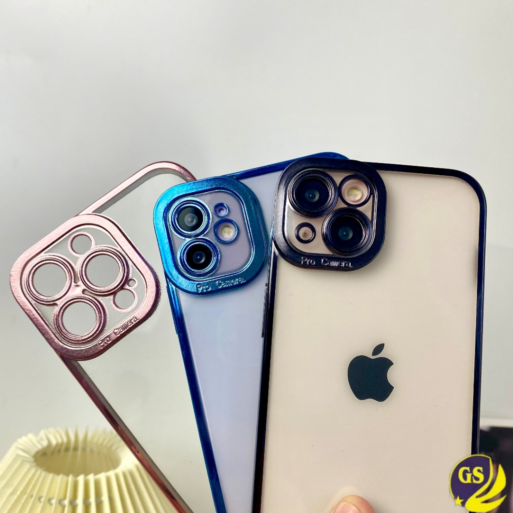 Case Silicone Plating Camera Protection Soft Case Pro Camera for iPhone 7 8 SE 2020 7+ 8+ PLUS X XS MAX XR 11 12 13 MINI PRO MAX