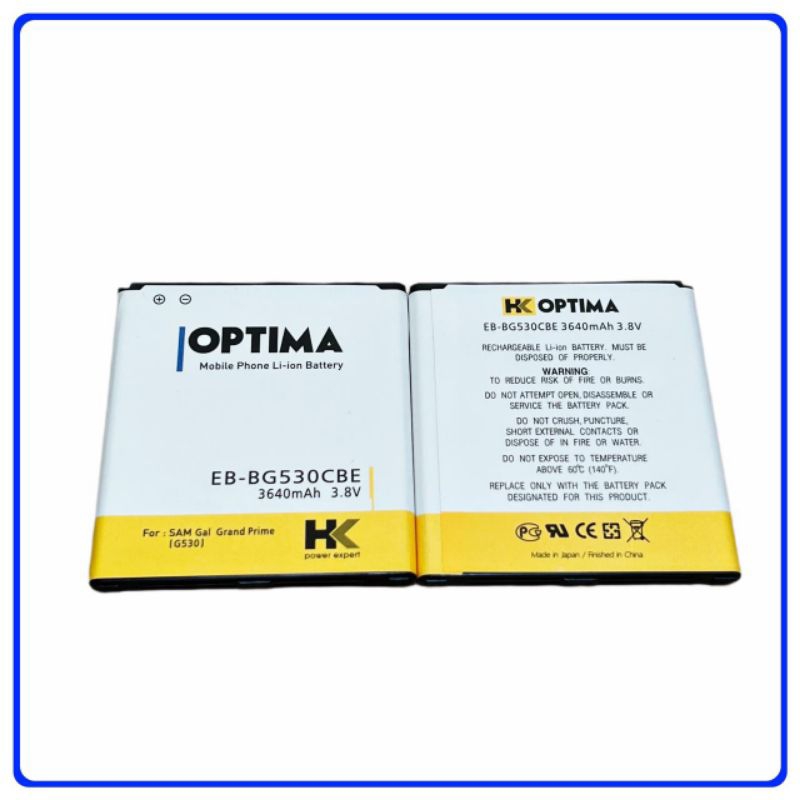 BATERAI HK OPTIMA EB-BG530CBE FOR SAMSUNG GRAND PRIME / J2 PRIME / J2 PRO / J3 2016 / J5 2015