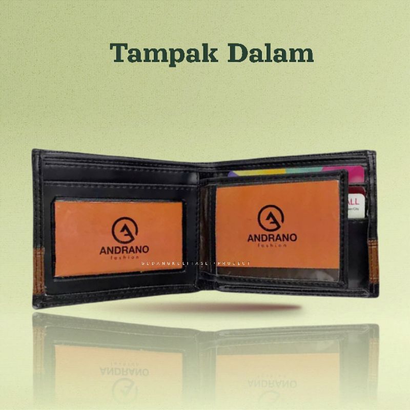 Dompet Pria Resleting Luar + Box Kulit Dompet Murah Dompet Sintetis Dompet Pendek Dompet Distro