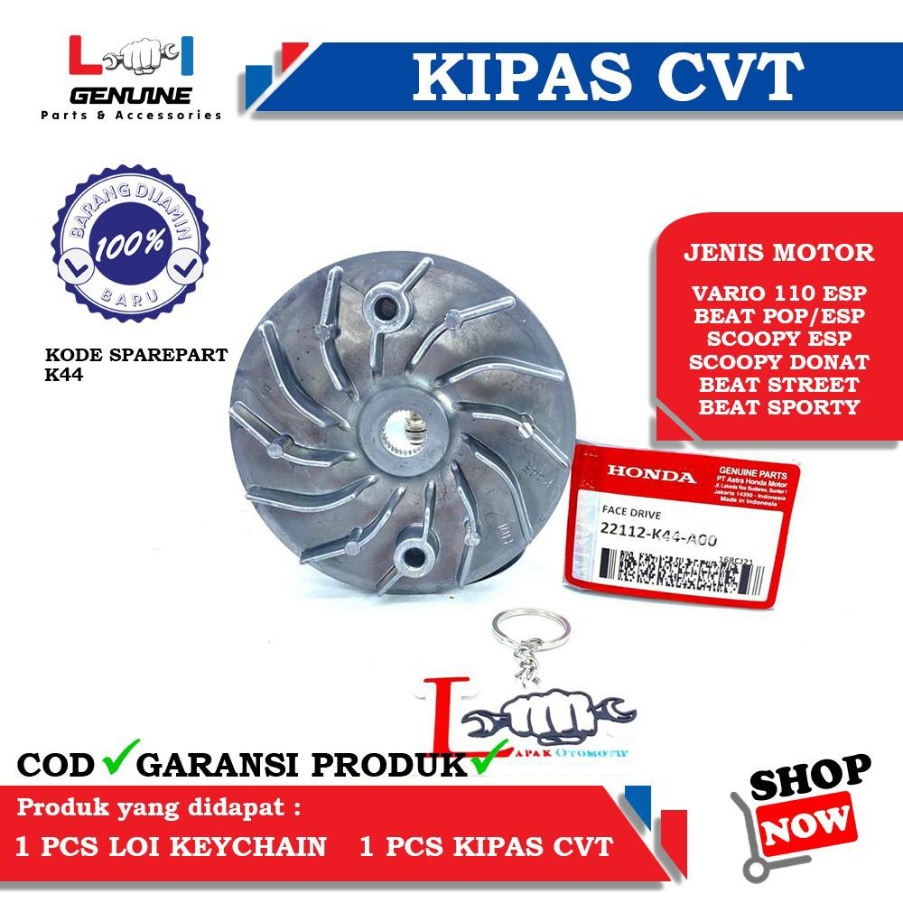 -LOI- KIPAS ROLLER CVT PULLY BEAT FI ESP ,BEAT STREET ,BEAT POP ,BEAT NEW ,SCOOPY ESP &amp; VARIO 110 ESP