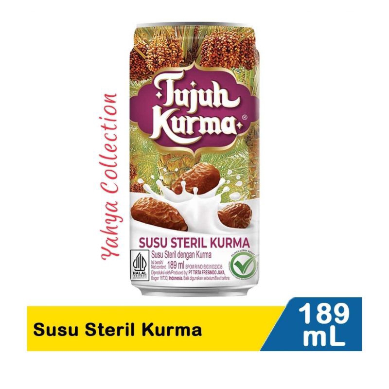 

Tujuh kurma susu steril kurma 189 ml