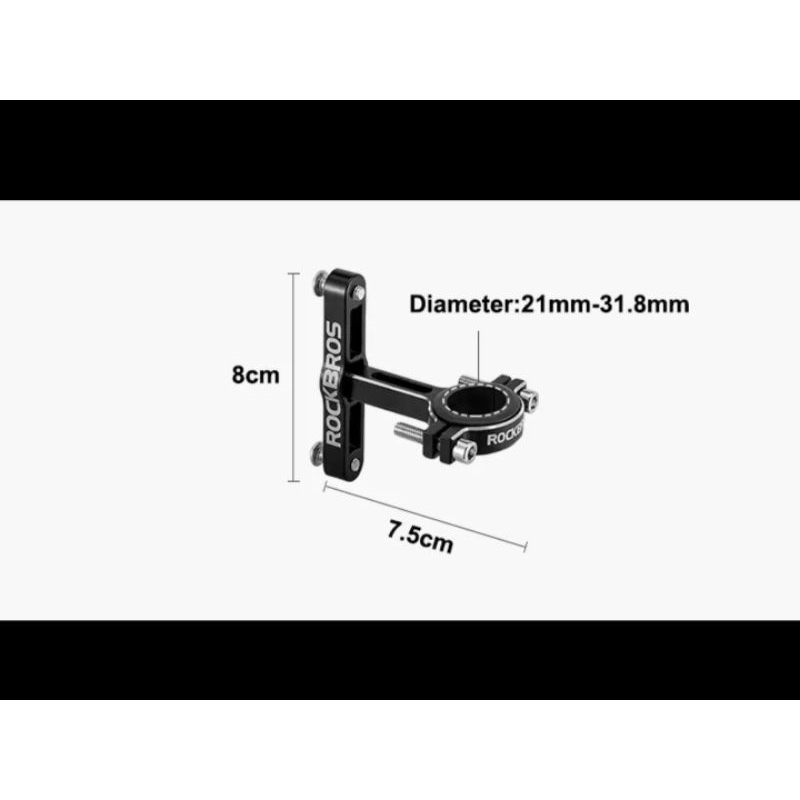 Rockbros Holder Bottle Cage Bracket Adaptor Tempat Botol Minum Sepeda