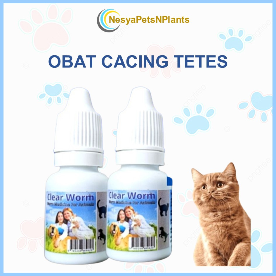 Obat Cacing Oral Kucing Anjing Kelinci Hamster Clear Worm