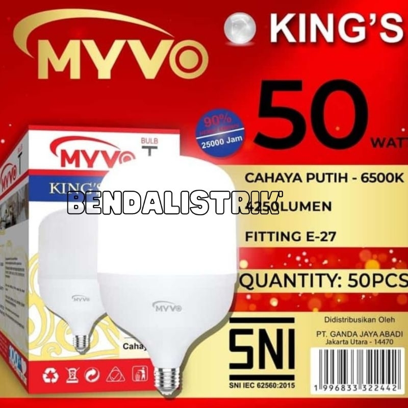 Lampu Led Myvo King 50 Watt - Led 50w Myvo King - Led Capsul 50w Myvo King