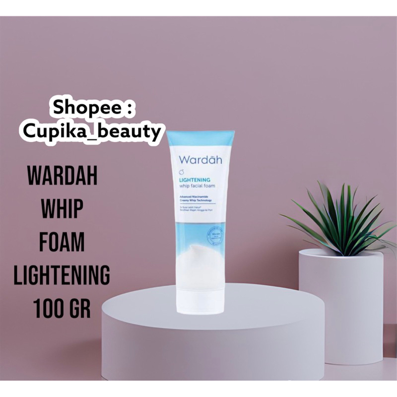 [pu,x] [ 100 g whip foam ] wardah lightening whip foam 100 gr || sabun wajah wardah lightening facial whip foam 100 gr