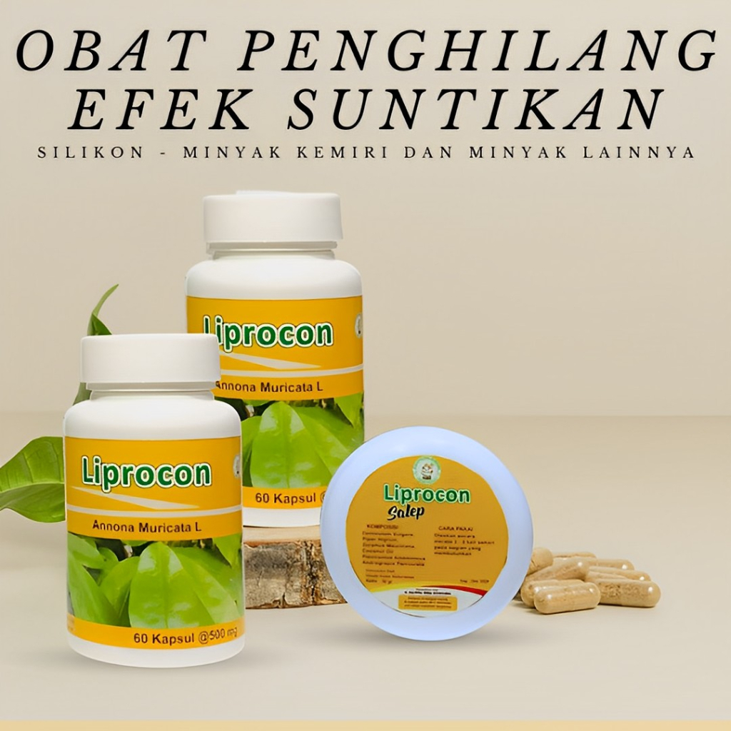 [COD] Obat Herbal Penghilang Silikon / Filler / Kolagen Pada Hidung - Payudara - Dagu - Bokong - Bib