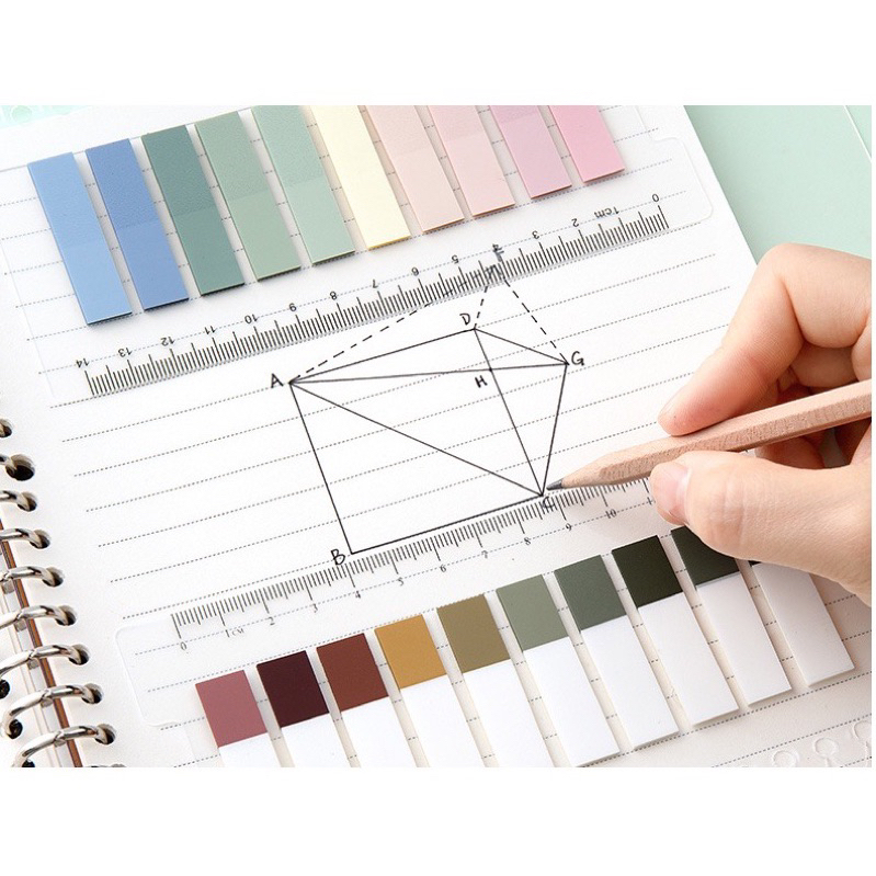

Morandi 10 color transparant sticky note/pembatas buku