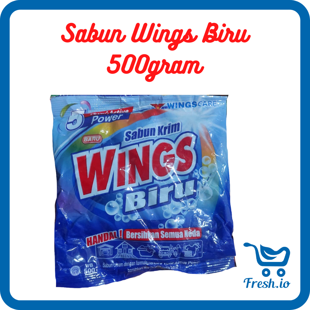 Sabun Wings Biru 500gr