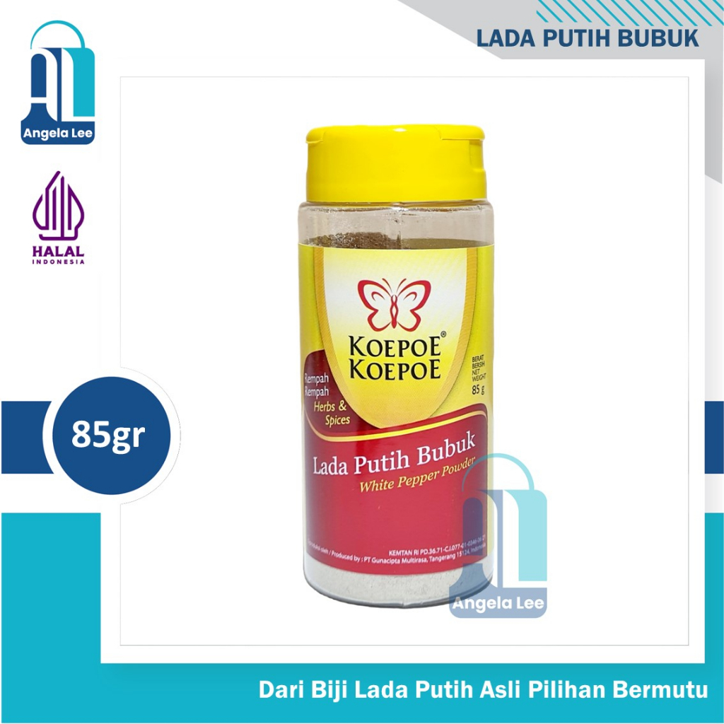 Koepoe Koepoe Lada Putih Bubuk White Pepper Powder Koepoe 85gr