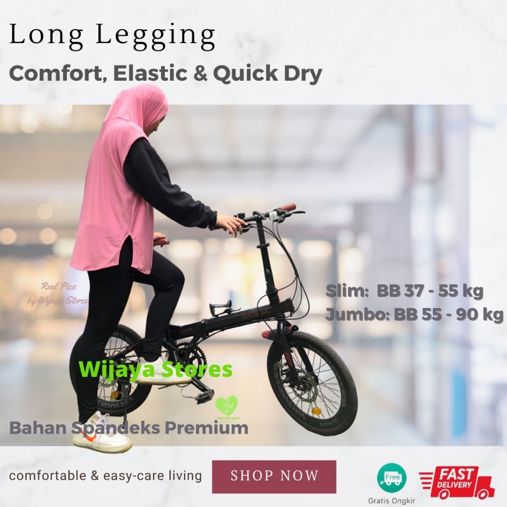 [Outfits] Celana Legging Panjang / Celana Yoga Wanita / Setrit Panjang Wanita / Celana Strit Wanita / Celana Ketat Wanita / Leging Wanita