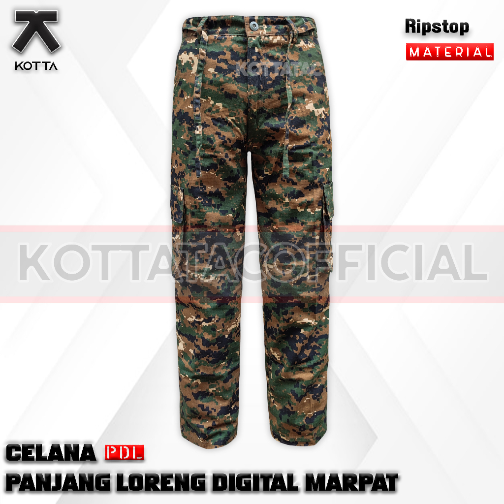 CELANA PDL LORENG DIGITAL MARPAT - CELANA CARGO  PANJANG LORENG MARPAT - CELANA CARGO LORENG MARPAT US ARMY