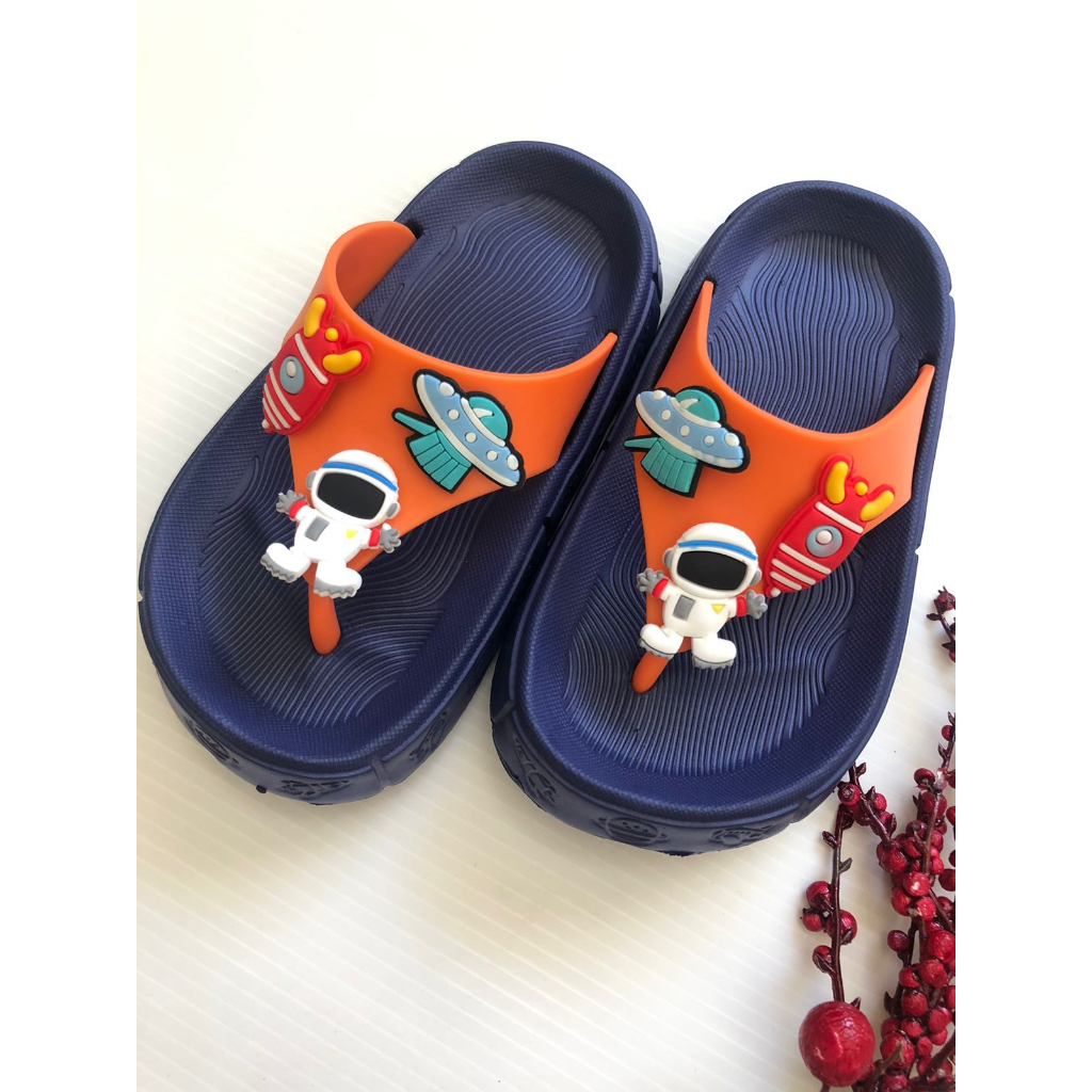 Sandal Jepit Anak Laki Karet Astro Import Usia 2 3 4 5 6 7 8 Tahun