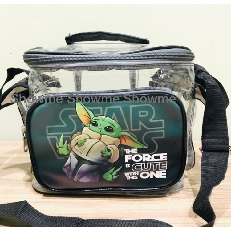 SHOWME TAS MAKAN ANAK SEKOLAH / TAS MIKA / BINGKISAN / ULANGA TAHUN / GOODIEBAGS / TAS RENANG / TAS BOTOL AIR / TAS BABY / KARAKTER  STAR WARS CUTE / YODA CUTE  / THE FORCE IS CUTE / BIRTHDAY / MANDALORIAN