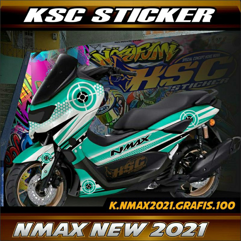 Decal Sticker Stiker Nmax New 2020 / 2021 / 2022 / 2023 Fullbody Elegan Simple Keren [D100] Decal St