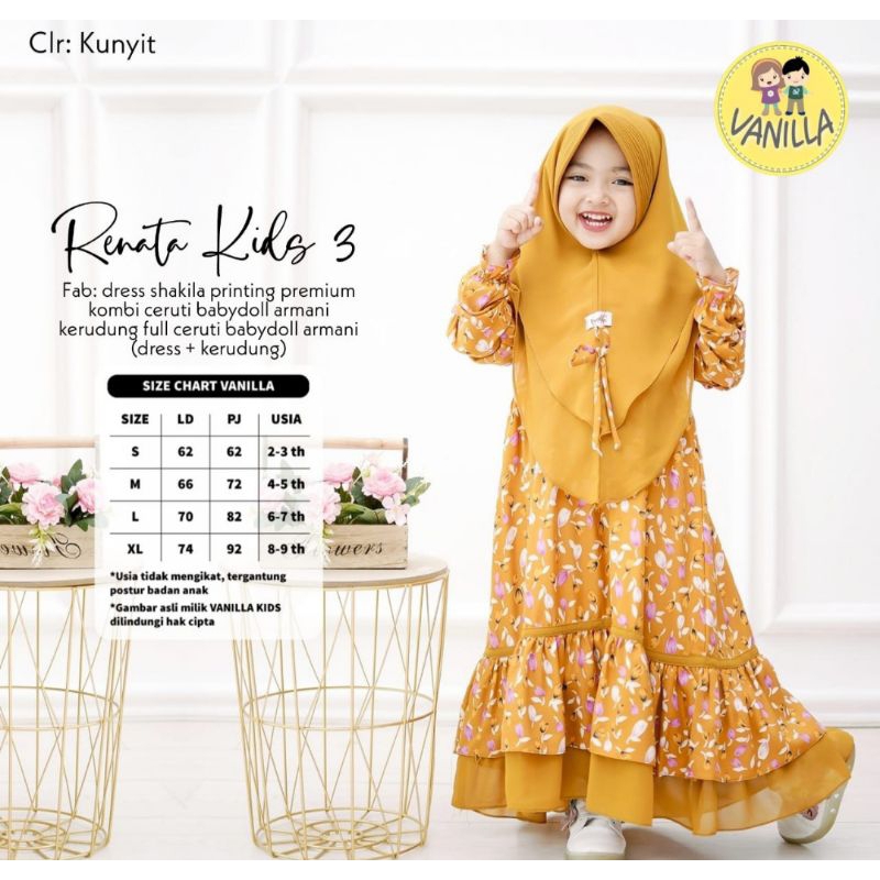 renata gamis anak by vanilla kids