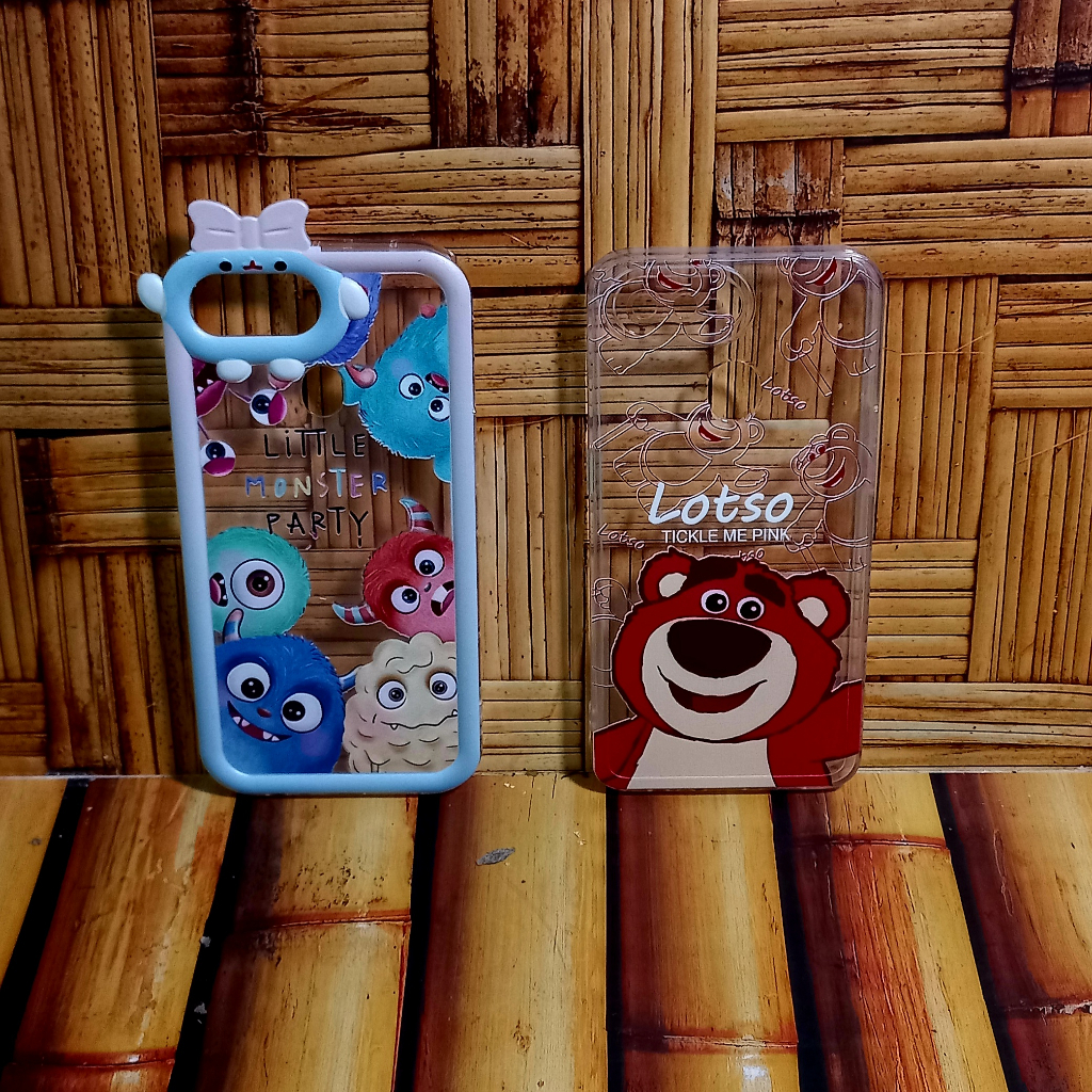Casing Oppo CPH1909 CPH1901 CPH2071 C0H2083 CPH2077 Oppo A5s A7 A12 A11k F9 Case 3D Little Monster