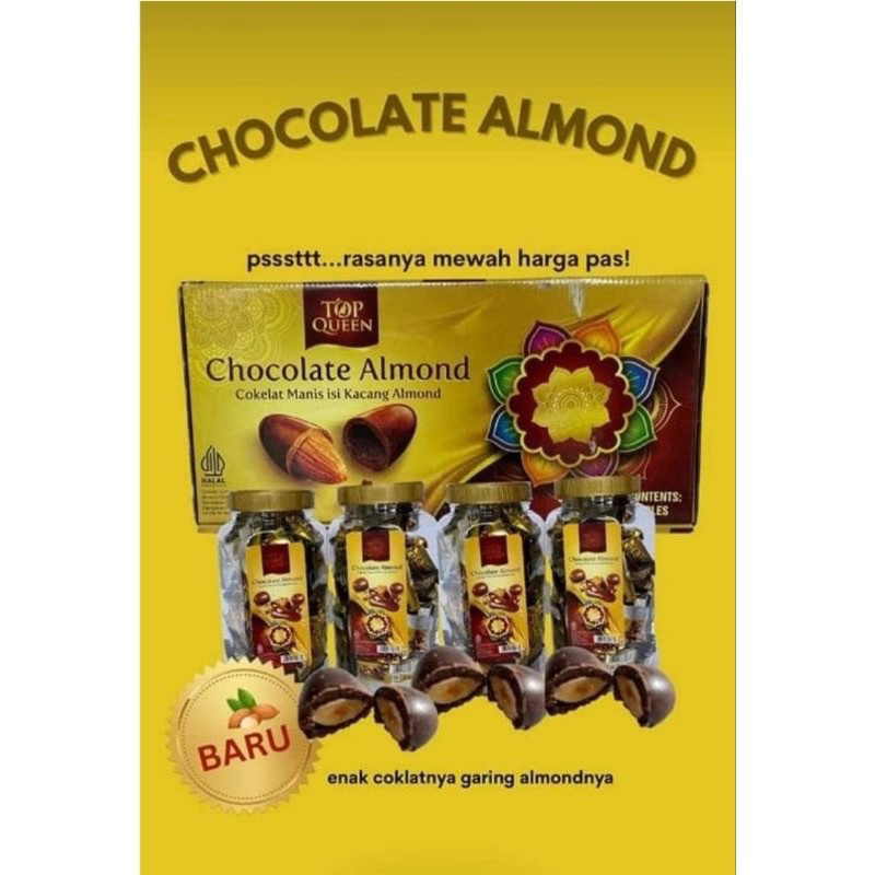 

coklat almond TOP QUEEN @4toples