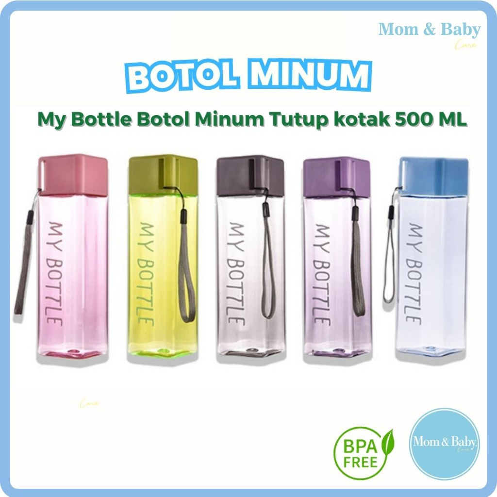 Botol Minum My BOTTLE KOTAK bpa free - Botol Minum Botle