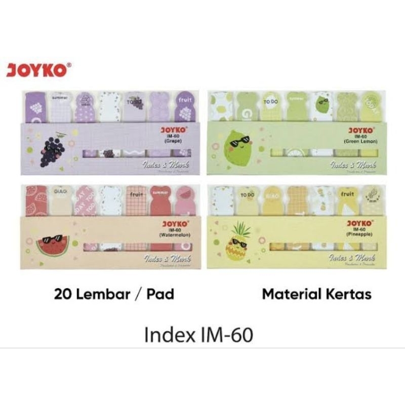 

INDEX MARK IM-60 JOYKO KERTAS / PEMBATAS / PENANDA