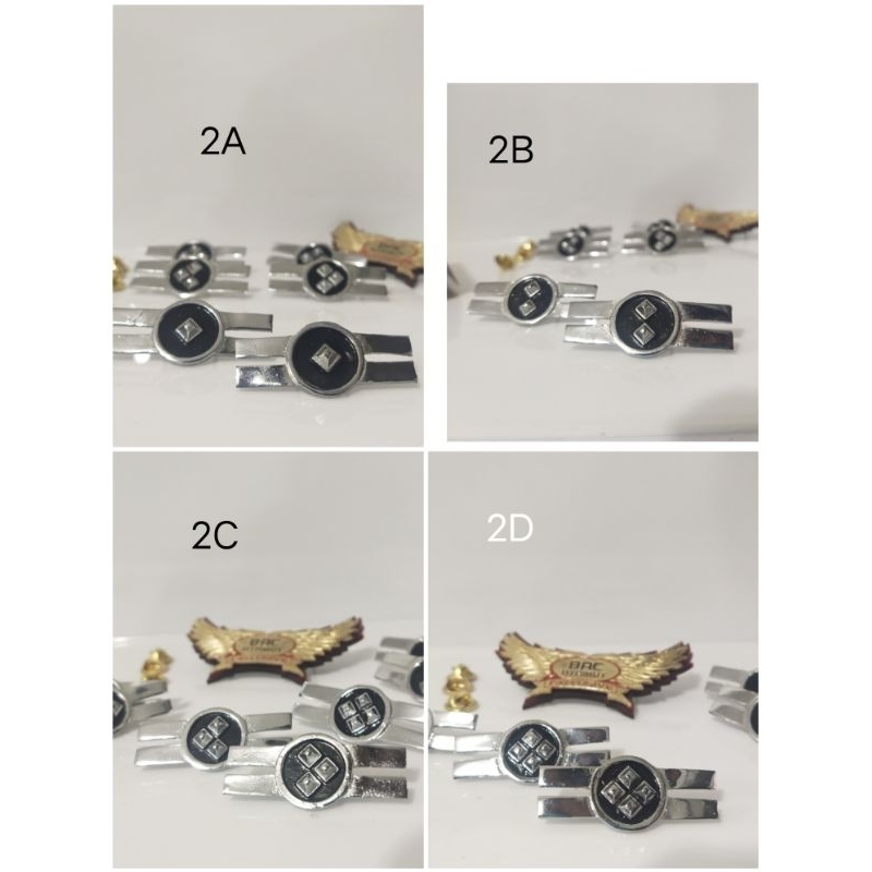 TANDA PANGKAT KERAH PNS POLRI 2A 2B 2C 2D