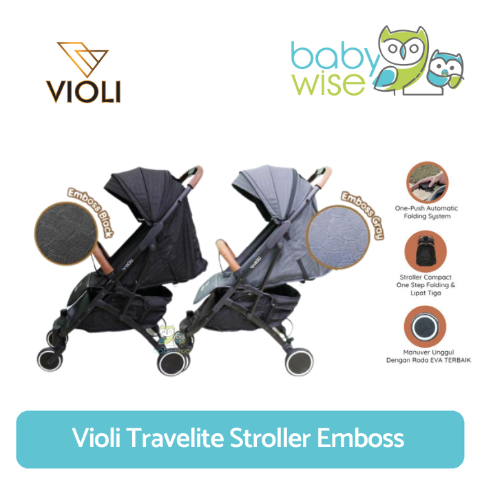 Violi Travelite Stroller Emboss