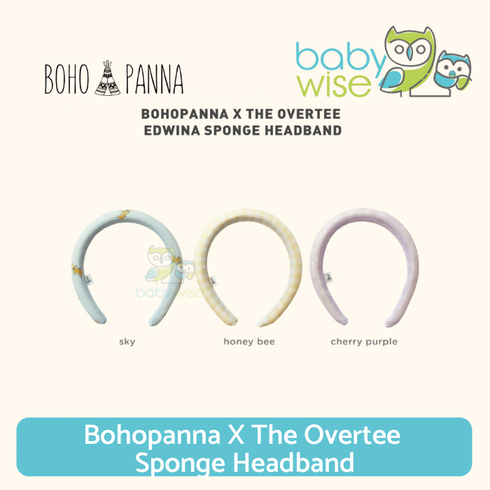 Bohopanna X The Overtee Sponge Headband - Bando Bandana Anak Perempuan