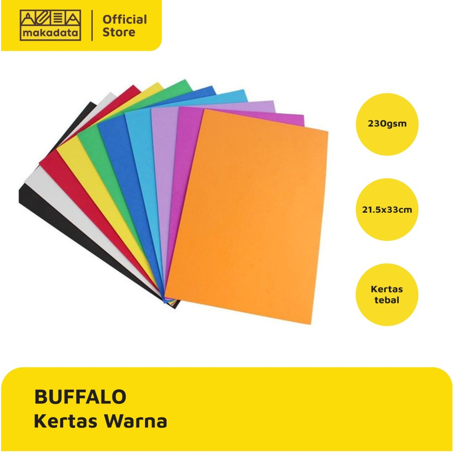 

KERTAS BUFFALO TEBAL (1 PAK ISI 100 LEMBAR) MURAH
