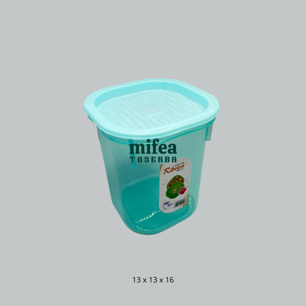 Toples Sealware persegi 1800ml Ribston 13 x 13 x 16