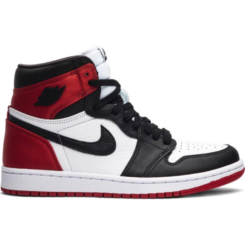 Nike Air Jordan 1 High Satin Black Toe