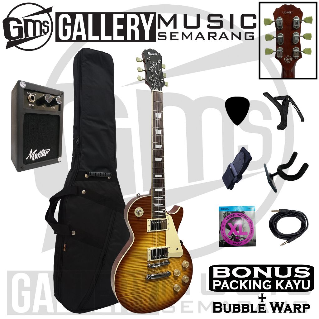 Gitar Elektrik Epiphone Les Paul Sunbrust