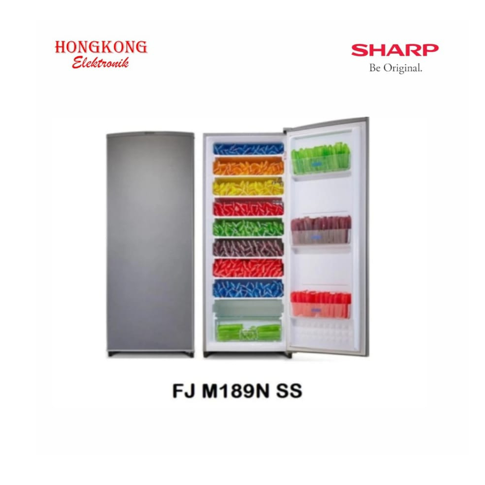 KULKAS FREEZER SHARP FJ-M189N-SS