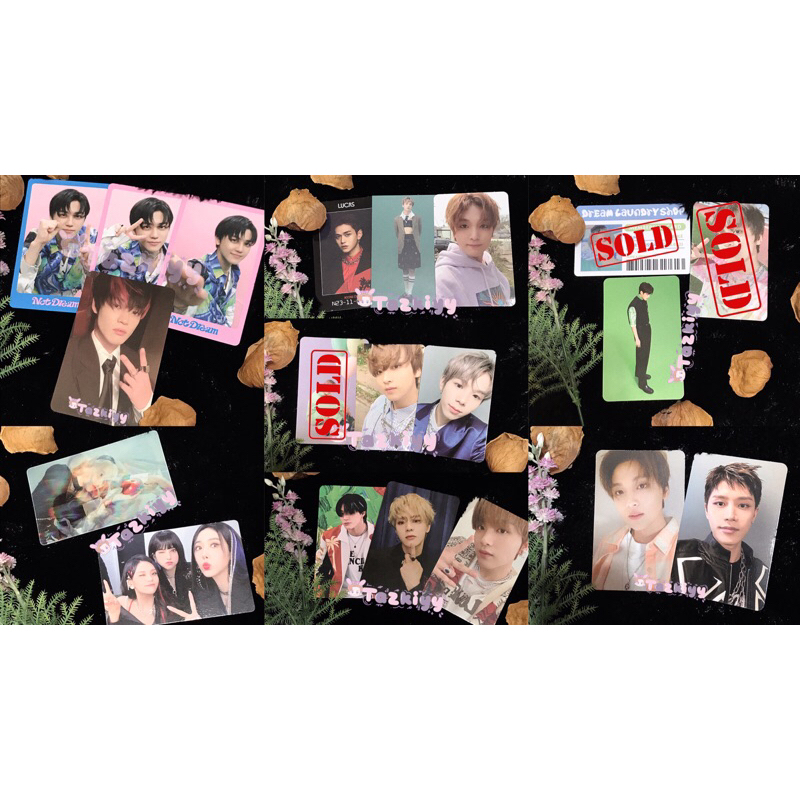 bisa NEGO Photocard official Haechan Jaemin Lucas Chenle Kun Shotaro Yerin Sinb Eunha Taeil Jeno res