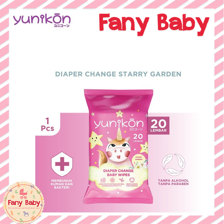 YUNIKON BABY WIPES 20'S