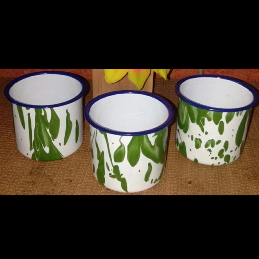 Mug Enamel 9cm &amp; 10cm