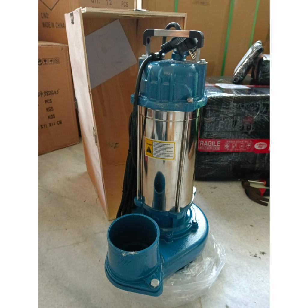 Pompa Celup Air Kotor 3inch 220V Submersibe Water Non Auto Pump