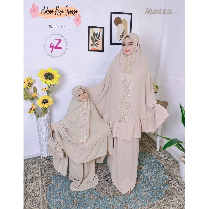 Mukena couple Ibu dan anak ORI gwenza (Harga ecer)