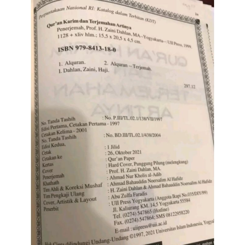 Al Qur'an & terjemahan Gus Baha