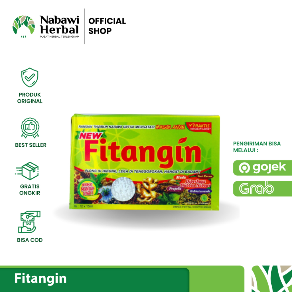 

FITANGIN - Minuman Herbal Mencegah Gejala Masuk Angin Persachet