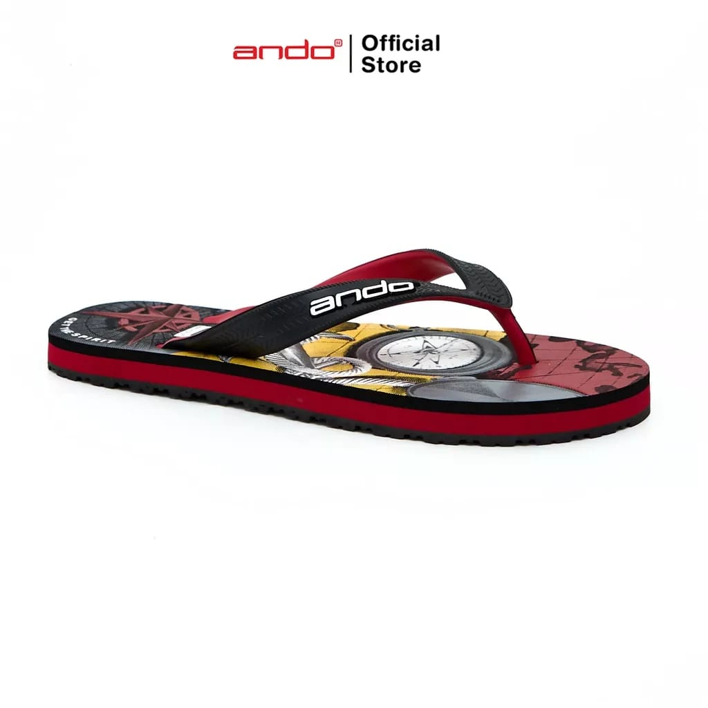 Ando Captain Sandal Pria Jepit Premium Non Slip Sendal Cowok Laki Ando Original