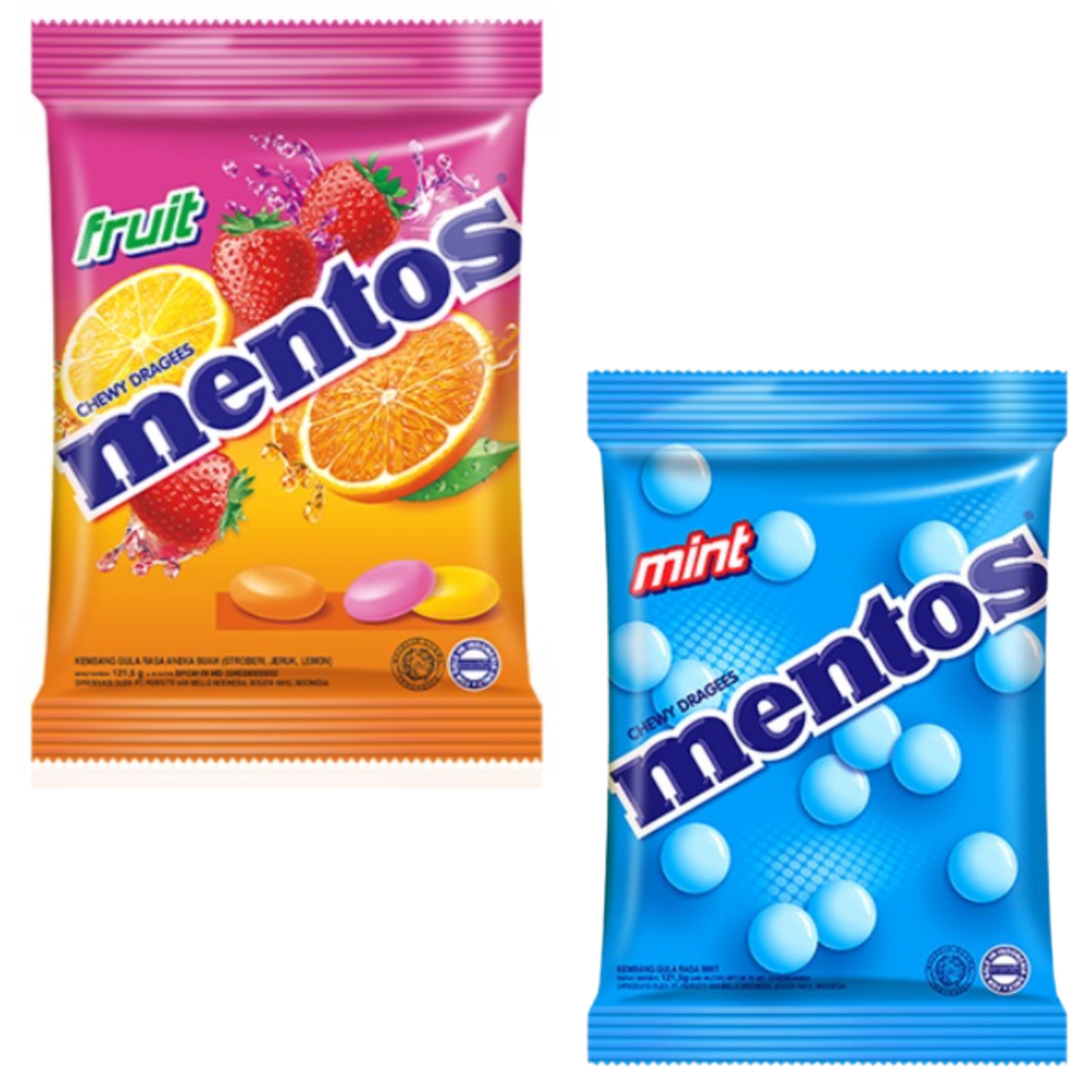 Permen Mentos Chewy Dragees/Permen mint