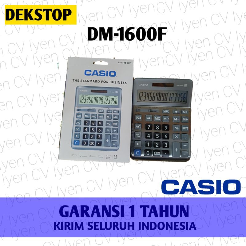 

Kalkulator Dekstop Casio DM-1600F / Casio DM 1600F / casio dm 1600f / kalkulator casio