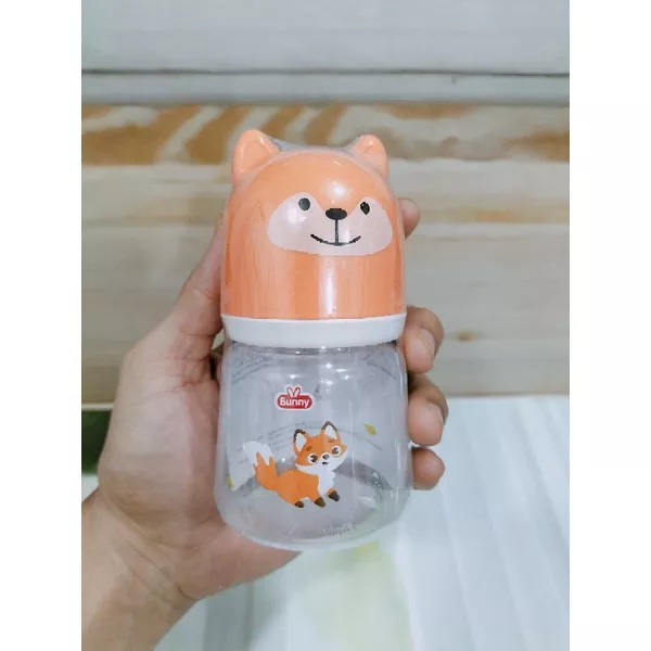 Lusty Bunny Feeding Bottle Botol Susu Reguler Dot Bulat Animal Karakter 125ml