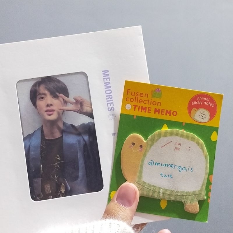 Fullset blu-ray memories 2018 photocard seokjin
