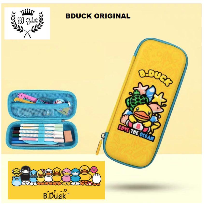 Tempat pensil smiggle lookalike 3D EVA Hardcase BDUCK ORIGINAL Waterproof