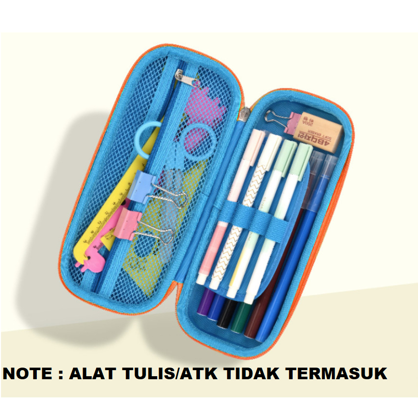 Tempat pensil smiggle lookalike 3D EVA Hardcase BDUCK ORIGINAL Waterproof